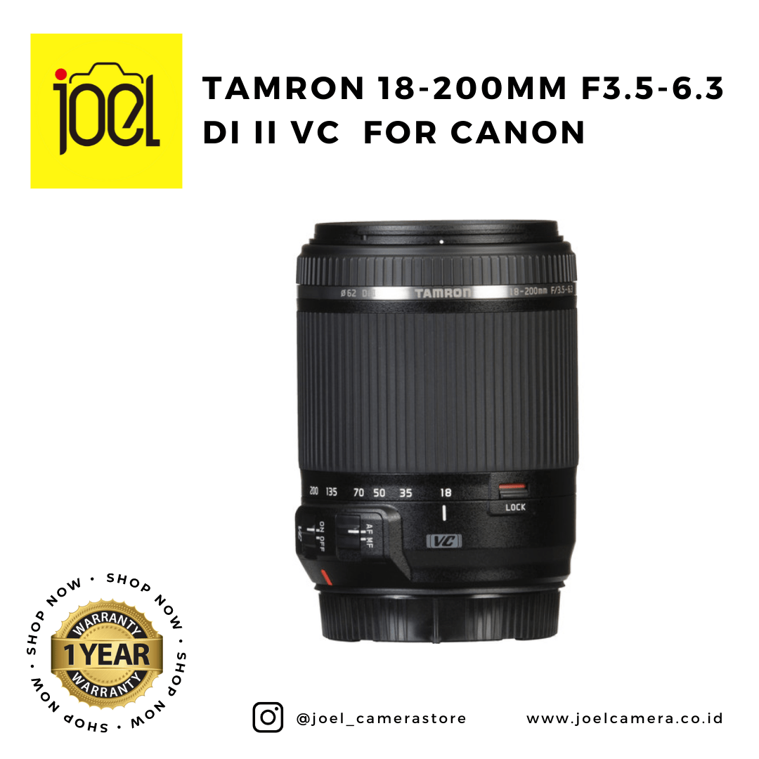 Tamron 18-200mm F3.5-6.3 Di II VC for Canon