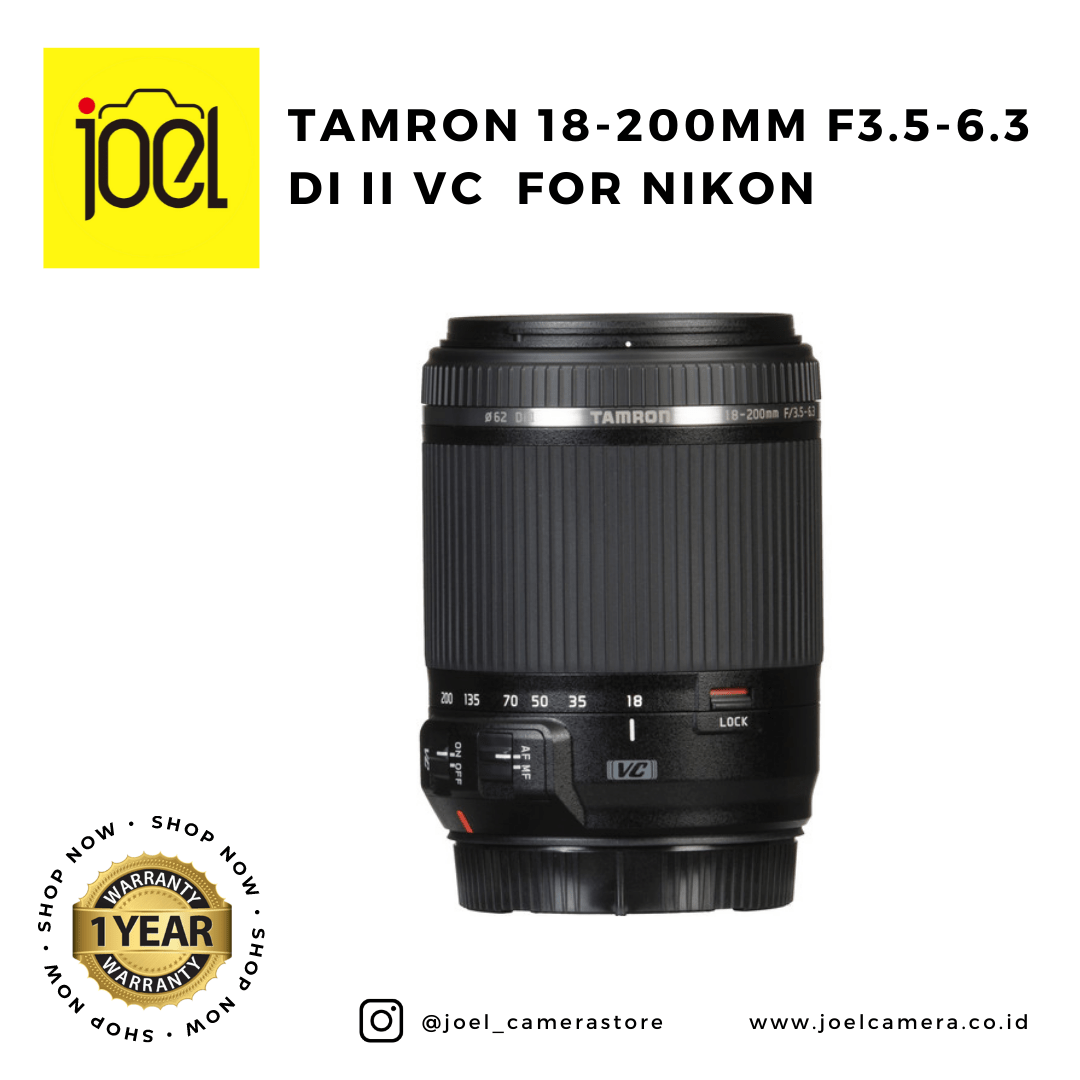 Tamron 18-200mm F3.5-6.3 Di II VC for Nikon