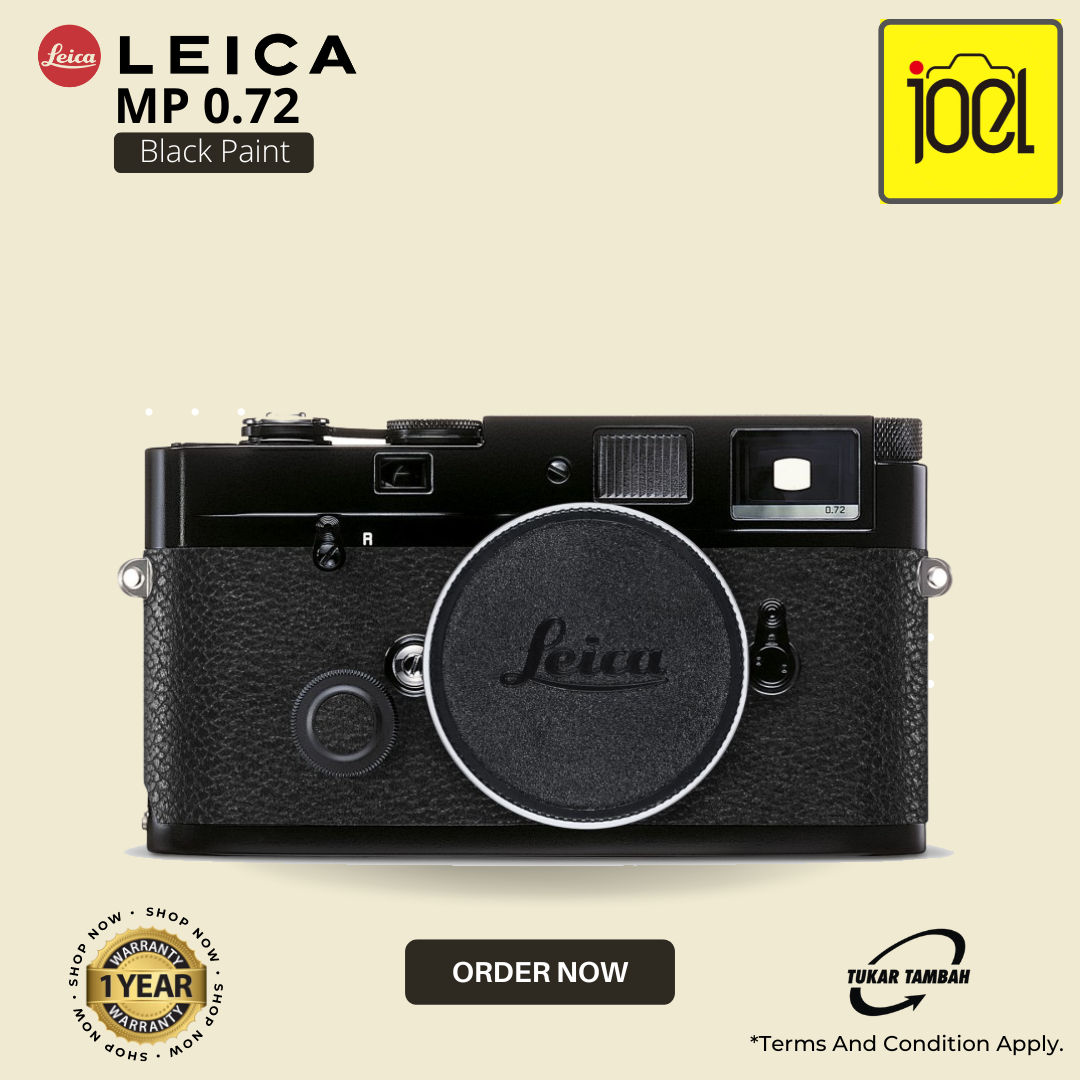 Leica MP 0.72 Black Paint-Brand New