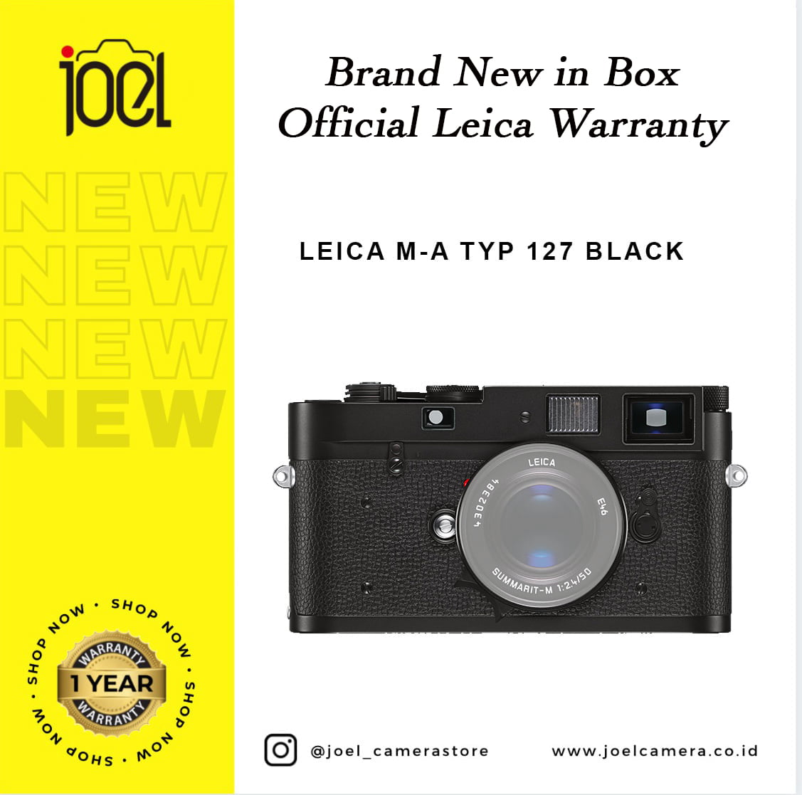 Leica MA Black Chrome 0.72x-Brand New in Box